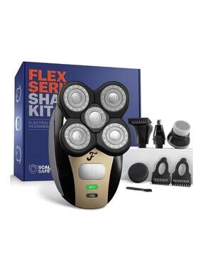 Freebird FlexSeries Electric Head & Body Hair Shaver - Cordless Rechargeable Wet